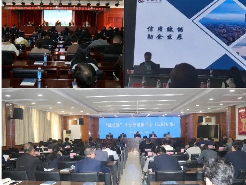 企业动态 | “陇信通”平台深刻市州园区发展推介活动